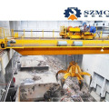 Customized Design Qz Double Girder Electric Overhead Travelling Crane with Grab Hot Sale in South America